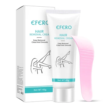 EFERO 40g Natural Hair Removal Cream Depilatory Cream Painless Effective Emoval Armpit Legs Body Care Whitening Smooth
EFERO 40g Natural Hair Removal Cream Depilatory Cream Painless Effective Emoval Armpit Legs Body Care Whitening Smooth