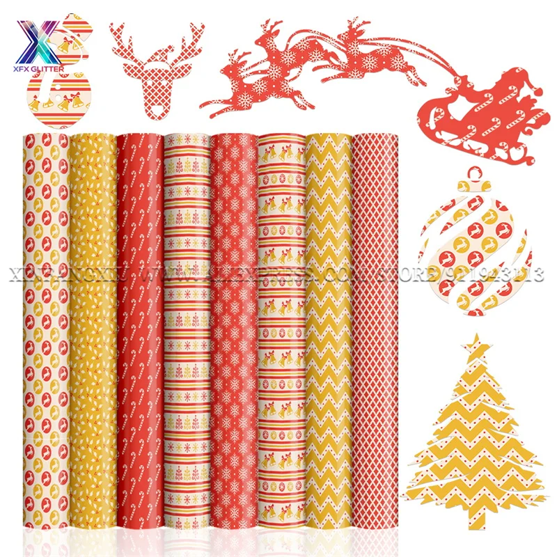 XFX HTV Wholesale Christmas Heat Transfer Vinyl 50CM*25M HTV Iron on Vinyl Bundle Printing Clothing for Cricut Decorative Film
XFX HTV Wholesale Christmas Heat Transfer Vinyl 50CM*25M HTV Iron on Vinyl Bundle Printing Clothing for Cricut Decorative Film
