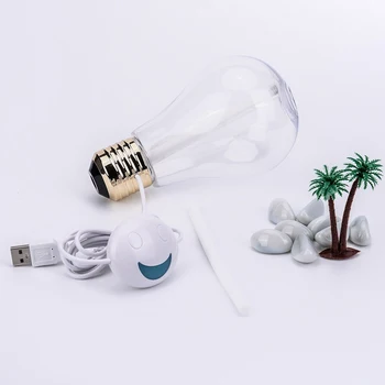 USB LED Night Ligh Creative Bottle Bulb Shape Ultrasonic Humidifier Home Office Mini Aroma Diffuser Aromatherapy Mist Maker
USB LED Night Ligh Creative Bottle Bulb Shape Ultrasonic Humidifier Home Office Mini Aroma Diffuser Aromatherapy Mist Maker