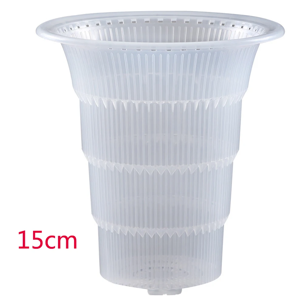 Simple Nursery Orchid Clear Desktop Container Drain Home Outdoor Garden Planter Flower Pot With Holes Tool Reusable 
Simple Nursery Orchid Clear Desktop Container Drain Home Outdoor Garden Planter Flower Pot With Holes Tool Reusable