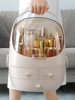 Dustproof Cosmetic Storage Box Transparent Lipstick Skin Care Dressing Table Large Capacity Portable Rack
Dustproof Cosmetic Storage Box Transparent Lipstick Skin Care Dressing Table Large Capacity Portable Rack