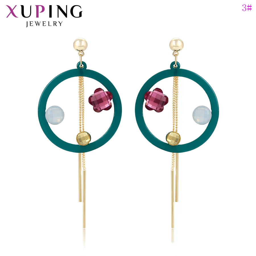Xuping Dangle Earrings Round Women Fashion Jewelry Charms Styles Party Anniversary Gift W-BLE-1069 
Xuping Dangle Earrings Round Women Fashion Jewelry Charms Styles Party Anniversary Gift W-BLE-1069