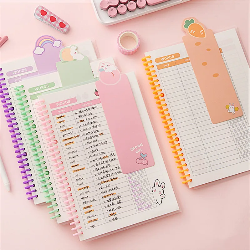 MINKYS Kawaii B5 Loose-leaf Refillable Vocabulary Word Book Foreign Languages Memory Study Notebook Japanese School Stationery
MINKYS Kawaii B5 Loose-leaf Refillable Vocabulary Word Book Foreign Languages Memory Study Notebook Japanese School Stationery