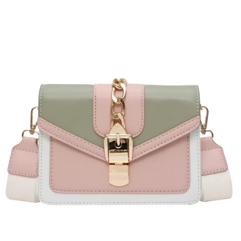 Contrast color PU Leather Crossbody Bags for Women New Summer Female Shoulder Messenger Flap Bag Ladies' Travel Small Handbag
Contrast color PU Leather Crossbody Bags for Women New Summer Female Shoulder Messenger Flap Bag Ladies' Travel Small Handbag