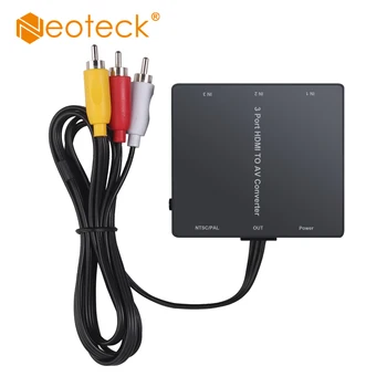 Neoteck 3 Port HDMI to AV Converter HDMI to RCA Adapter Video Audio Converter For Fire Stick blu ray Player Sky HD Box
Neoteck 3 Port HDMI to AV Converter HDMI to RCA Adapter Video Audio Converter For Fire Stick blu ray Player Sky HD Box