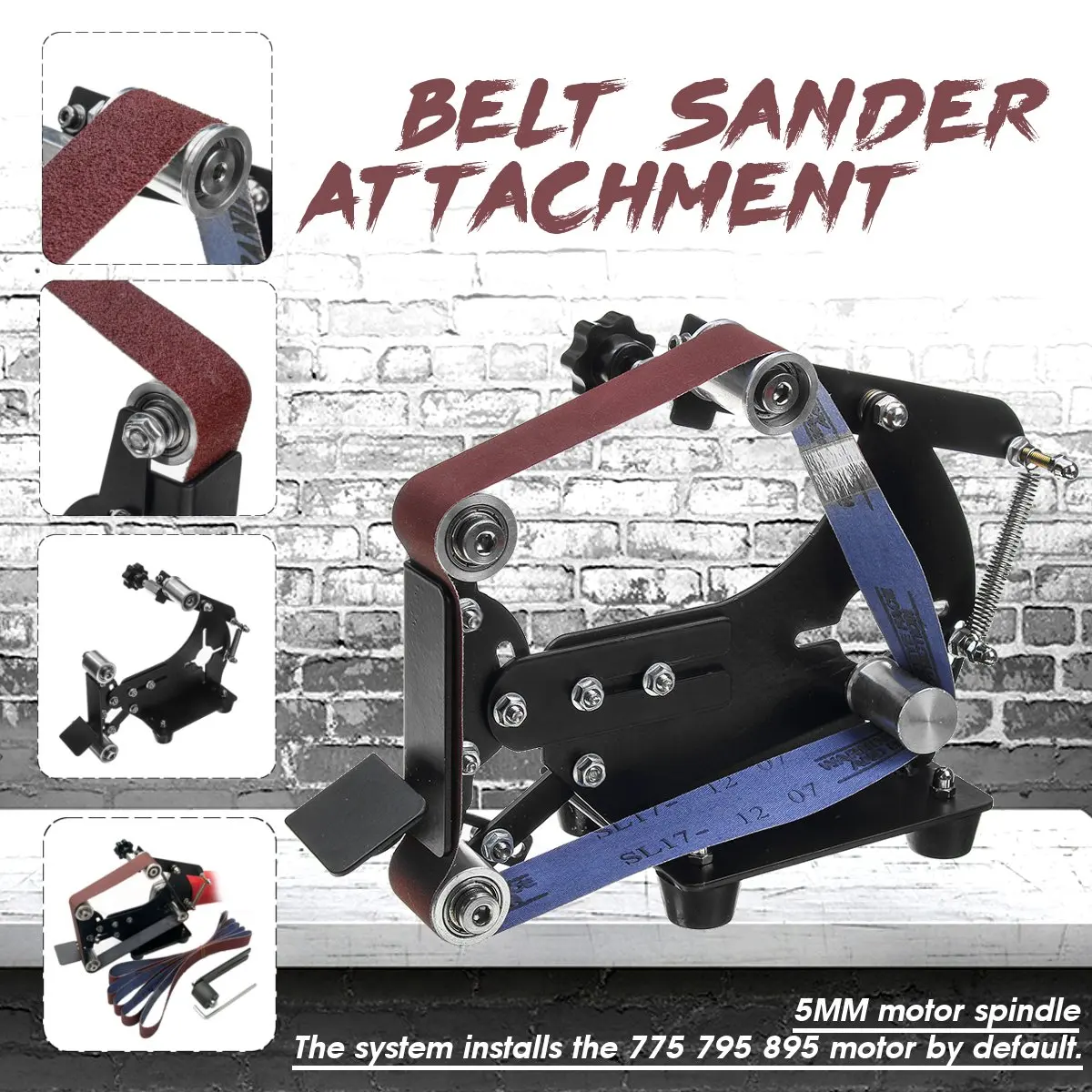 Multifunctional Grinder Mini Electric Belt Sander Diy Polishing Grinding Machine Cutter Edges Sharpener Belt Grinder Sanding
Multifunctional Grinder Mini Electric Belt Sander Diy Polishing Grinding Machine Cutter Edges Sharpener Belt Grinder Sanding