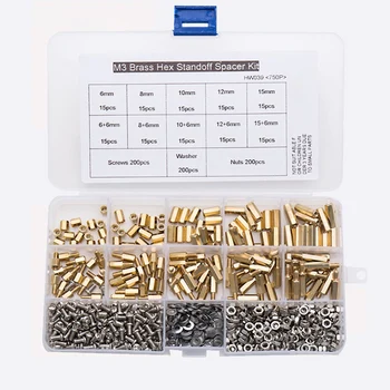 750Pcs/set M2 M2.5 M3 Brass Studs Pillars Standoff Spacers Screw Isolation Spacing Screws Kit
750Pcs/set M2 M2.5 M3 Brass Studs Pillars Standoff Spacers Screw Isolation Spacing Screws Kit