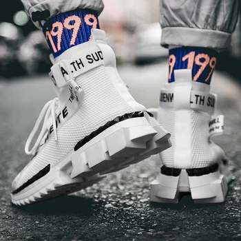 2020 New Breathable Walking Boots Men Spring Summer Light Weight High Top Runnig Shoes Yellow Ari Mesh Sport Sneakers Brand
2020 New Breathable Walking Boots Men Spring Summer Light Weight High Top Runnig Shoes Yellow Ari Mesh Sport Sneakers Brand