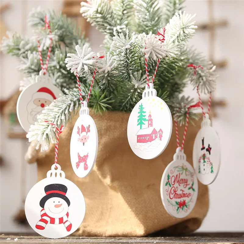 6pcs New Year 2020 Natural Diy Crafts Christmas Tree Decorations for Home Ornament Wooden Hanging Pendants Gift Elk Navidad 2019
6pcs New Year 2020 Natural Diy Crafts Christmas Tree Decorations for Home Ornament Wooden Hanging Pendants Gift Elk Navidad 2019