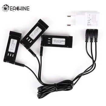 Eachine E58 1 to 3 Battery Charger Combo with 3.7V 500MAH Lipo Battery USB Cable Adapter For RC FPV Racing Drone Spare Parts
Eachine E58 1 to 3 Battery Charger Combo with 3.7V 500MAH Lipo Battery USB Cable Adapter For RC FPV Racing Drone Spare Parts