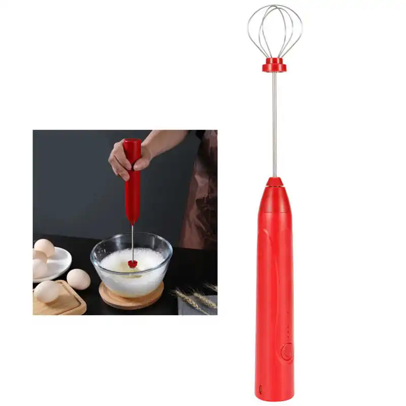 Mini Handheld Eggbeater 3 Gears Adjustment Low Noise Portable Coffee Frother Eggbeater Red Kitchen Small Gadgets
Mini Handheld Eggbeater 3 Gears Adjustment Low Noise Portable Coffee Frother Eggbeater Red Kitchen Small Gadgets