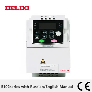 DELIXI frequency inverter AC 380V 3.7KW 3 phase input 3 phase output speed controller 50HZ 60HZ VFD Converter for motor
DELIXI frequency inverter AC 380V 3.7KW 3 phase input 3 phase output speed controller 50HZ 60HZ VFD Converter for motor
