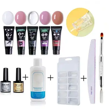Nail Kit for Gel Extension Set Soak Off Acrylic Poly Gel Set Quick Building 15ml Builder UV Gel Nail Art Kits
Nail Kit for Gel Extension Set Soak Off Acrylic Poly Gel Set Quick Building 15ml Builder UV Gel Nail Art Kits