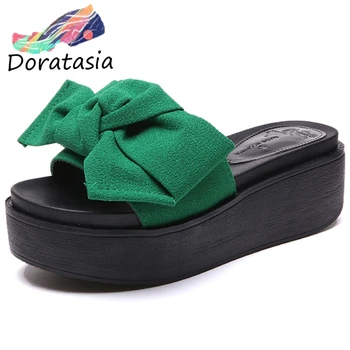 DORATASIA Ins Hot Women Butterfly Knot Platform Ins Hot Sale Shoes 2020 Outdoor Sandals Women Summer Slippers
DORATASIA Ins Hot Women Butterfly Knot Platform Ins Hot Sale Shoes 2020 Outdoor Sandals Women Summer Slippers
