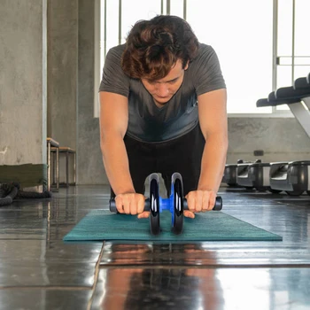 Ab Roller with Kneeling Mat Double Wheel Exerciser Equipments Gym Training Abdominal Wheel Home Fitness Equipment
Ab Roller with Kneeling Mat Double Wheel Exerciser Equipments Gym Training Abdominal Wheel Home Fitness Equipment