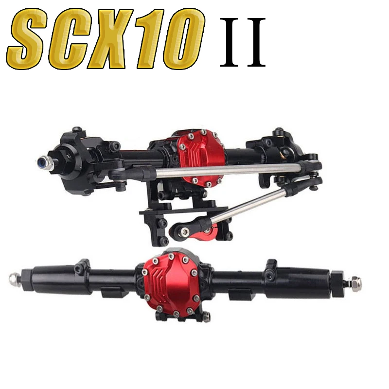 SCX10 SCX10II Aluminum CNC Anodized Full Front Rear Portal Axle for 1/10 RC Crawler Car Axial SCX10II 90046 90047 Upgrade Parts
SCX10 SCX10II Aluminum CNC Anodized Full Front Rear Portal Axle for 1/10 RC Crawler Car Axial SCX10II 90046 90047 Upgrade Parts