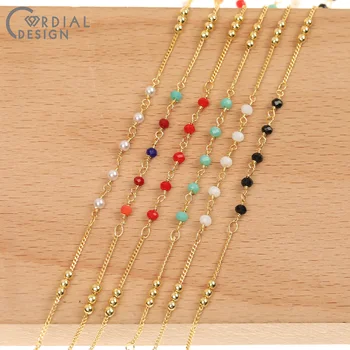 Cordial Design Jewelry Accessories/Hand Made/Crystal Chain/Imitation Pearl/Jewelry Findings & Component/Copper Chain/DIY Making
Cordial Design Jewelry Accessories/Hand Made/Crystal Chain/Imitation Pearl/Jewelry Findings & Component/Copper Chain/DIY Making