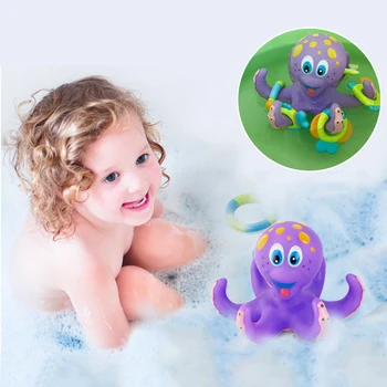 Baby Bath Toys Octopus Educational Water Toy Kids Throwing Rings Set Parent-Child Interactive Toys
Baby Bath Toys Octopus Educational Water Toy Kids Throwing Rings Set Parent-Child Interactive Toys