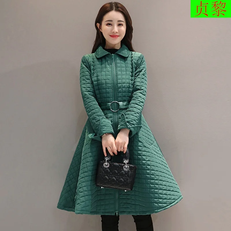 2018 Winter New Style WOMEN'S Dress off Season Mid-length over-the-Knee Cotton-padded Clothes Elegant Ladies' Slimming Hem Cotto
2018 Winter New Style WOMEN'S Dress off Season Mid-length over-the-Knee Cotton-padded Clothes Elegant Ladies' Slimming Hem Cotto