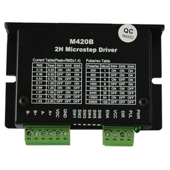 24VDC Stepper Motor Driver M420B for NEMA 8 11 14 16 17 Stepper Motor 0.25-2A DC18-40V
24VDC Stepper Motor Driver M420B for NEMA 8 11 14 16 17 Stepper Motor 0.25-2A DC18-40V
