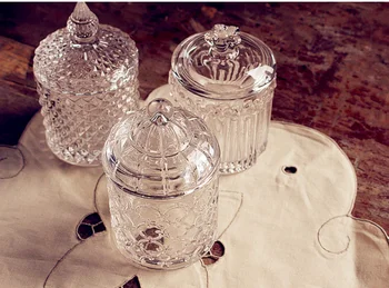 Crystal glass embossed storage box jewelry box cotton swab toothpick box toothpick holder
Crystal glass embossed storage box jewelry box cotton swab toothpick box toothpick holder