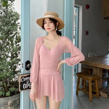 Swim Suit For Women Monokini Push Up May Plus Size One Piece Swimsuit Long Sleeve With Skirt Sea Solid Polyester FMZXG Wear High
Swim Suit For Women Monokini Push Up May Plus Size One Piece Swimsuit Long Sleeve With Skirt Sea Solid Polyester FMZXG Wear High