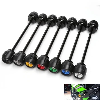 CNC Aluminum Motorcycle Modified Front Axle Fork Crash Sliders Wheel Protector Drop Ball Falling Guard For KAWASAKI Z900 2017
CNC Aluminum Motorcycle Modified Front Axle Fork Crash Sliders Wheel Protector Drop Ball Falling Guard For KAWASAKI Z900 2017