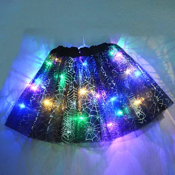 Light Up Girls Halloween Spider Web LED Glowing Tutu Mesh Cobweb Party Skirts Fancy Dress led party Christmas Birthday Gift
Light Up Girls Halloween Spider Web LED Glowing Tutu Mesh Cobweb Party Skirts Fancy Dress led party Christmas Birthday Gift
