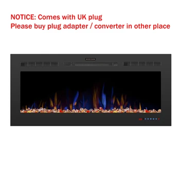 50 inch 5 Levels Wall Electric Fireplace Flame Effect Dimmer 3 Colors Thermostat Control 2 Heat Settings Safety Cut-Out System
50 inch 5 Levels Wall Electric Fireplace Flame Effect Dimmer 3 Colors Thermostat Control 2 Heat Settings Safety Cut-Out System
