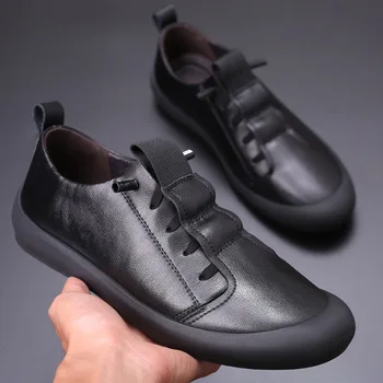 2020 Spring Autumn Mens Genuine Leather Casual Leisure Antiskid Soft Light Comfortable Hiking Walk White Black Shoes
2020 Spring Autumn Mens Genuine Leather Casual Leisure Antiskid Soft Light Comfortable Hiking Walk White Black Shoes