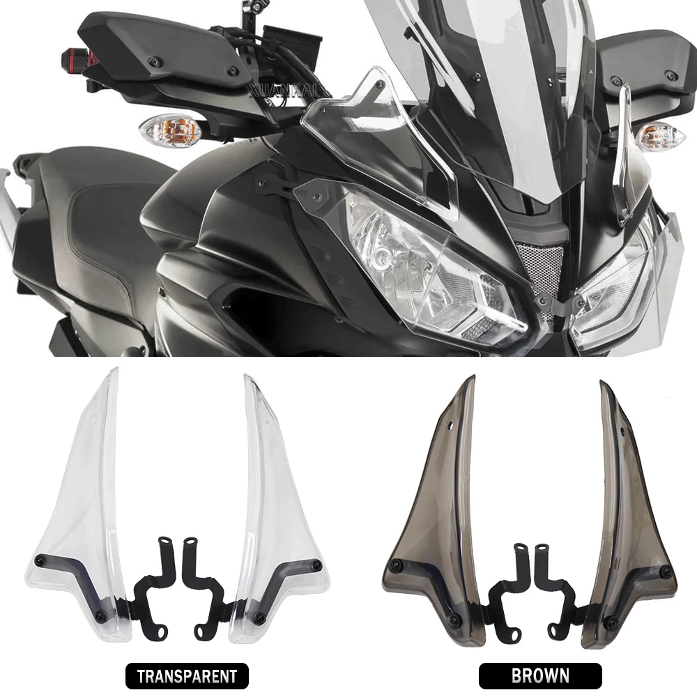 

Motorcycle Windshield Front Panels 2020 2019 Fit For Yamaha For Tracer 700/GT Tracer700 MT-07 Tracer GT Window Deflector 2016 -