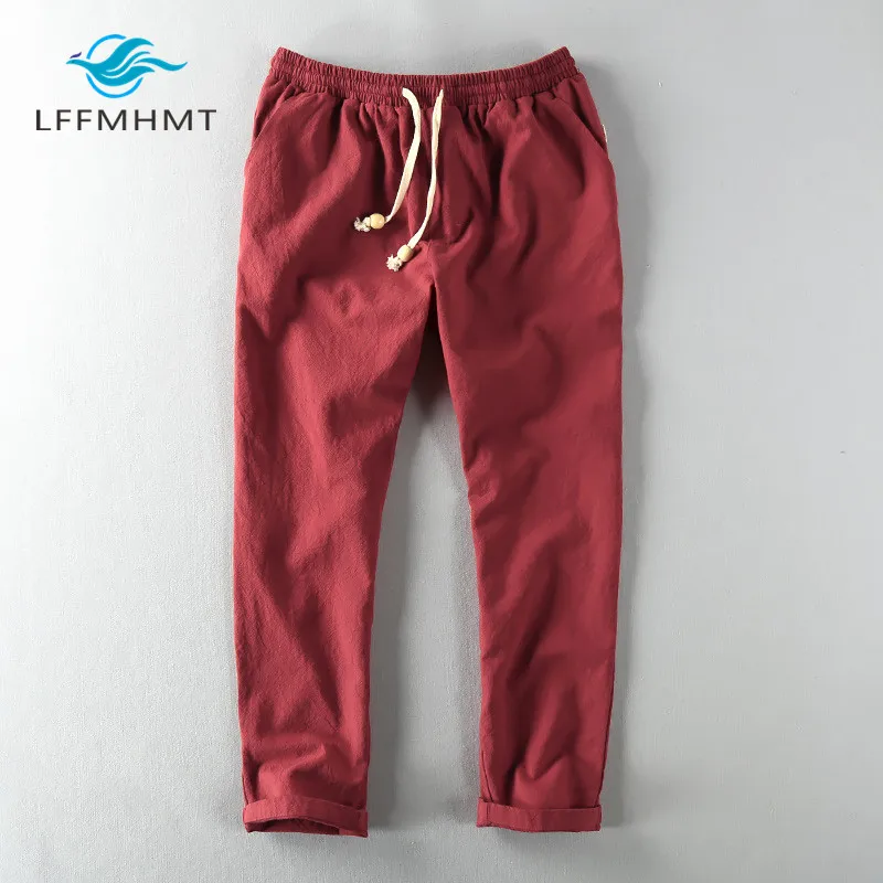 Men Spring Summer Fashion Brand Japan Style Solid Color Cotton Linen Ankle-length Pants Male Casual Thin Straight Pants Trousers
Men Spring Summer Fashion Brand Japan Style Solid Color Cotton Linen Ankle-length Pants Male Casual Thin Straight Pants Trousers