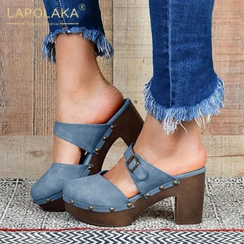 Lapolaka New Arrivals 2020 Dropship Summer Shoes Woman Pumps Mules Slip On Chunky High Heels Concise Pumps Women Shoes Footwear
Lapolaka New Arrivals 2020 Dropship Summer Shoes Woman Pumps Mules Slip On Chunky High Heels Concise Pumps Women Shoes Footwear
