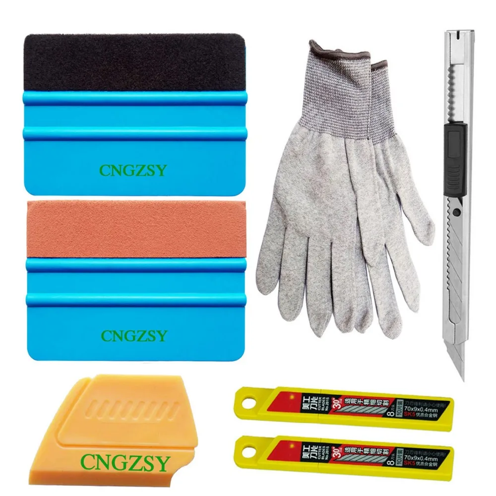 Vehicle Glass Protective Film Car Window Wrapping Tint Vinyl Installing Tool glue removing knife and suede Squeegee gloves K33
Vehicle Glass Protective Film Car Window Wrapping Tint Vinyl Installing Tool glue removing knife and suede Squeegee gloves K33