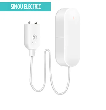 WiFi intelligent flood sensor remote control water leakage detector flood overflow alarm security alarm system Tuya / Smart Life
WiFi intelligent flood sensor remote control water leakage detector flood overflow alarm security alarm system Tuya / Smart Life