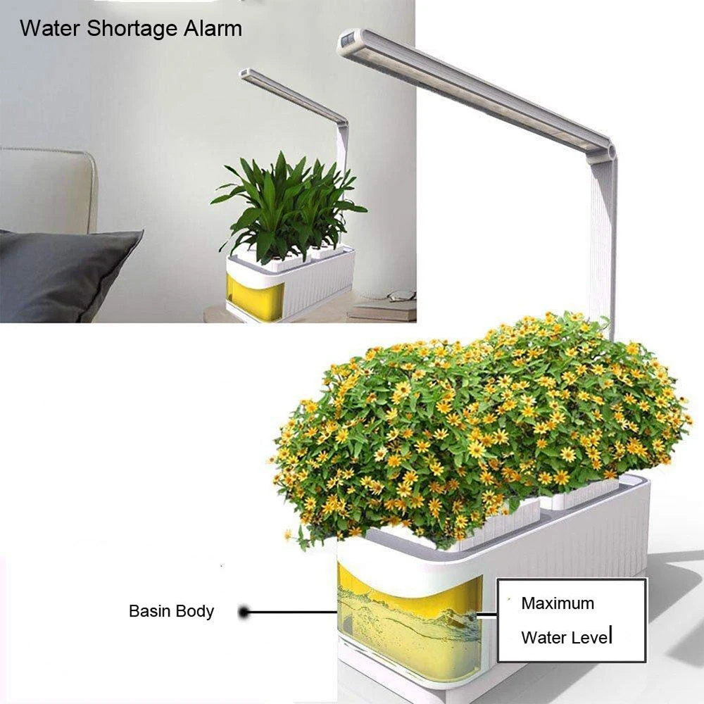 Indoor Smart LED Grow Lights Herb Garden Hydroponics Growing System Built-in Two Light Modes Water Shortage Alarm Grow Light
Indoor Smart LED Grow Lights Herb Garden Hydroponics Growing System Built-in Two Light Modes Water Shortage Alarm Grow Light