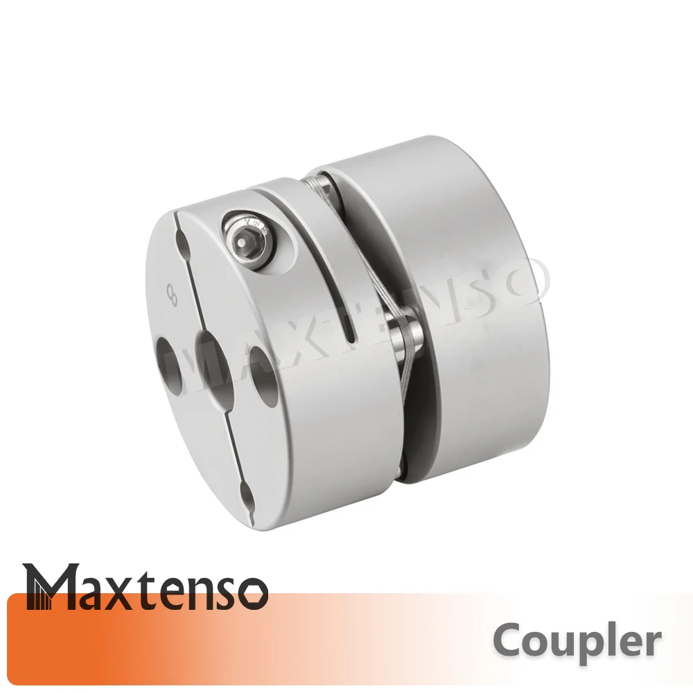 MAXTENSO GS Aluminum Alloy Alutch Aingle Diaphragm Clamp Series D26 L26 Flexible Shaft Coupling for Servomotor 14mm CNC Center
MAXTENSO GS Aluminum Alloy Alutch Aingle Diaphragm Clamp Series D26 L26 Flexible Shaft Coupling for Servomotor 14mm CNC Center