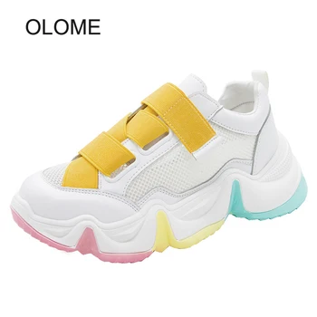 2020 Spring New Fashion Brand Shoes Women Thick Bottom Footware Breathable Female Leisure Sneakers Platform Lady Casual Trainers 
2020 Spring New Fashion Brand Shoes Women Thick Bottom Footware Breathable Female Leisure Sneakers Platform Lady Casual Trainers