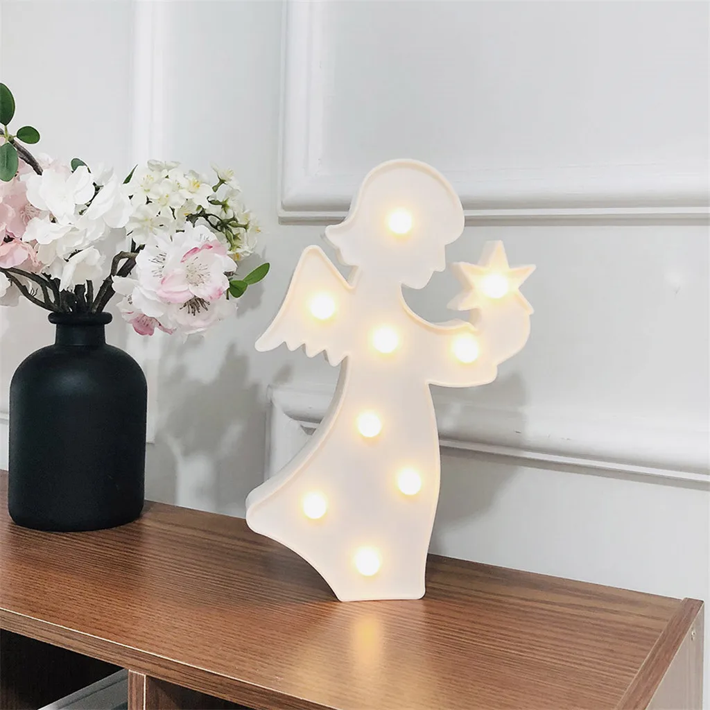 New High Quality Creative Angel Fairy LED Night Light Lamp Battery Powered Lights Home Decor Home & Garden Drop Shipping
New High Quality Creative Angel Fairy LED Night Light Lamp Battery Powered Lights Home Decor Home & Garden Drop Shipping