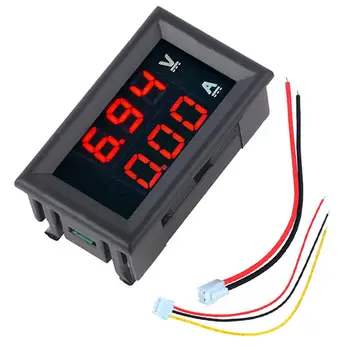 Mini Digital Voltmeter Ammeter DC 100V 10A Panel Amp Volt Voltage Current Meter Tester 0.56" Red Red Dual LED Display Accessory
Mini Digital Voltmeter Ammeter DC 100V 10A Panel Amp Volt Voltage Current Meter Tester 0.56" Red Red Dual LED Display Accessory