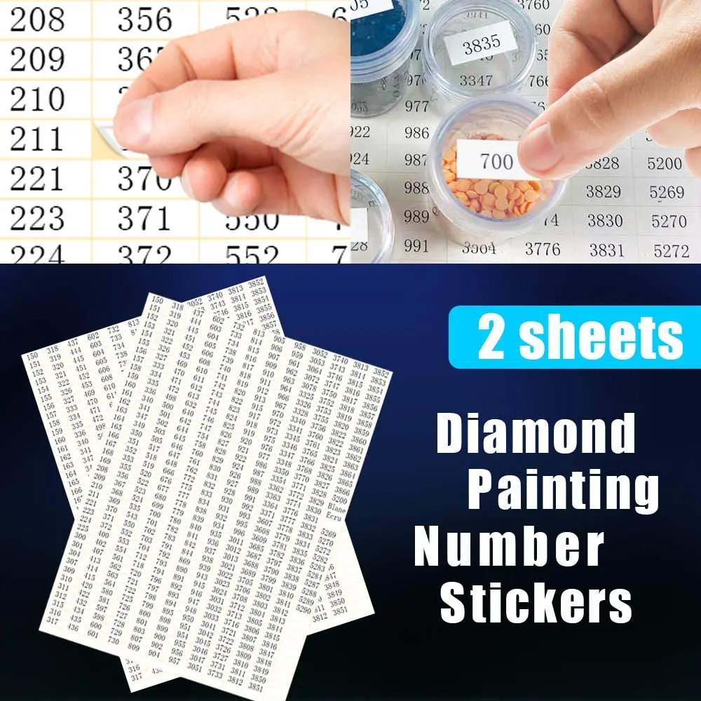 Diamond Painting Labels for Storage Containers Art , 455 Color Number Stickers Decals, DIY Diamond Painting Accessories Tool Kit
Diamond Painting Labels for Storage Containers Art , 455 Color Number Stickers Decals, DIY Diamond Painting Accessories Tool Kit