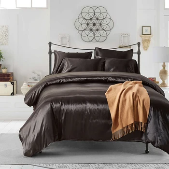 Luxury Pure Satin Silk Bedding Set Adult Luxury Duvet Covers With Pillowcase Size Single Double Queen King Bed Sheet Bedclothes
Luxury Pure Satin Silk Bedding Set Adult Luxury Duvet Covers With Pillowcase Size Single Double Queen King Bed Sheet Bedclothes
