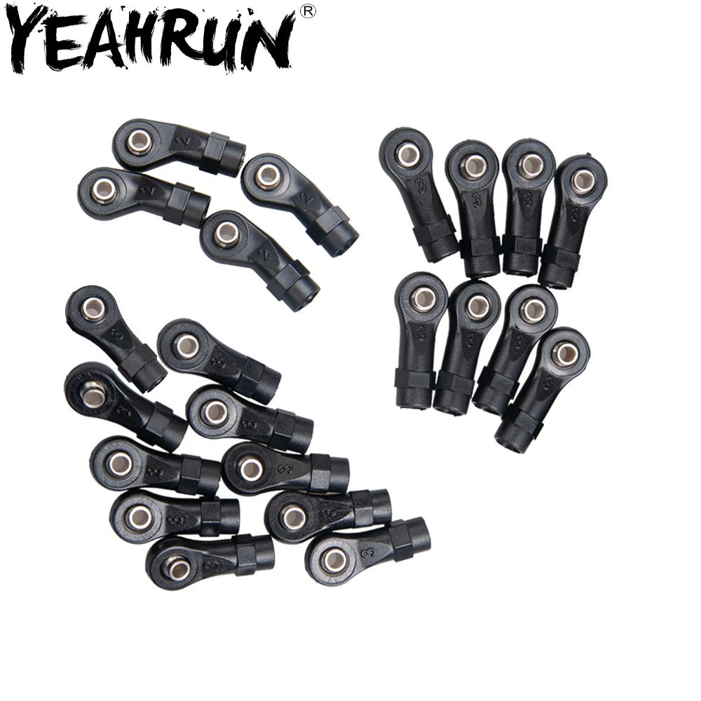 YEAHRUN 1 Kit Standard (10) Angled 10 Degrees (8) Offset (4) Rod Ends For TRX-4 1/10 RC
YEAHRUN 1 Kit Standard (10) Angled 10 Degrees (8) Offset (4) Rod Ends For TRX-4 1/10 RC