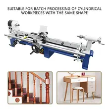 Woodworking lathe wood rotary copying bracket stair column handrail table and chair template processing tool holder guide rail
Woodworking lathe wood rotary copying bracket stair column handrail table and chair template processing tool holder guide rail