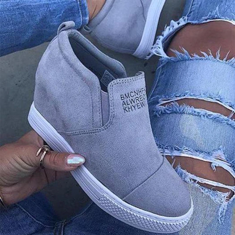 RWHK Women Ankle Boots Wedges Vulcanized Platform Autumn Female High Heel Height Increasing Shoes Ladies Fashion Plus Size M008
RWHK Women Ankle Boots Wedges Vulcanized Platform Autumn Female High Heel Height Increasing Shoes Ladies Fashion Plus Size M008