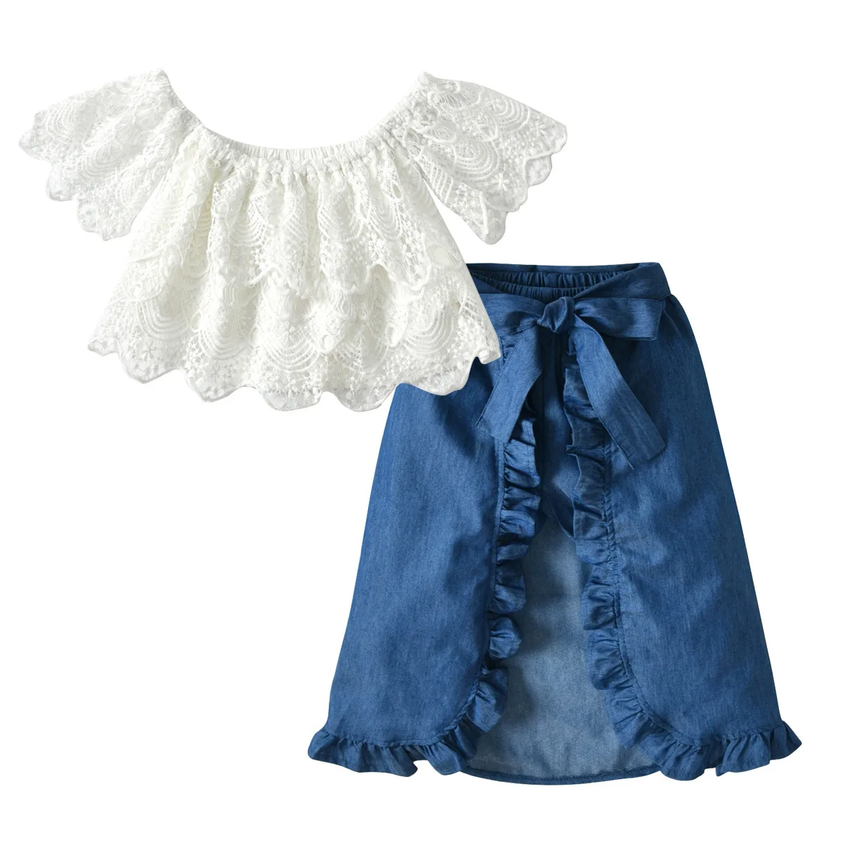 Korean-style GIRL'S Denim Slip Dress Summer New Style Children Hot Selling Dress Outfit bai da qun Princess Skirt
Korean-style GIRL'S Denim Slip Dress Summer New Style Children Hot Selling Dress Outfit bai da qun Princess Skirt