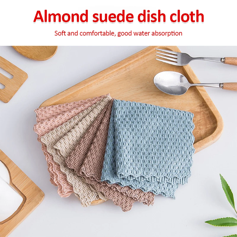 

Home Microfiber towels for kitchen Absorbent thicker cloth for cleaning Micro fiber wipe table kitchen towel Kitchen Anti-grease