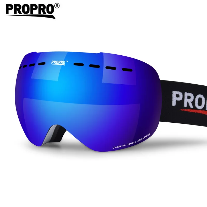 Propro Large Spherical Double Layer Anti-fog Ski Goggles Athletic Glasses hu wai jing Snow Goggles Veneer Double Plate
Propro Large Spherical Double Layer Anti-fog Ski Goggles Athletic Glasses hu wai jing Snow Goggles Veneer Double Plate