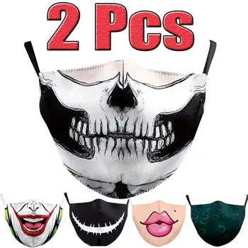 2Pcs Adult Big Mouth Print Face Fabric Masks Skull Mouth Cover Reusable Protection Dust Washable Masks Proof Bacteria Virus Mask
2Pcs Adult Big Mouth Print Face Fabric Masks Skull Mouth Cover Reusable Protection Dust Washable Masks Proof Bacteria Virus Mask