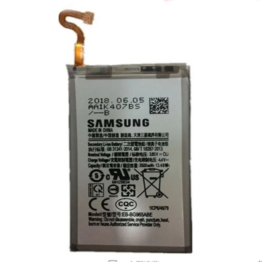 Фото Новый подлинный мобильный/сотовый телефон батарея для samsung Galaxy S9 Plus G965F + EB-BG965ABE 3500